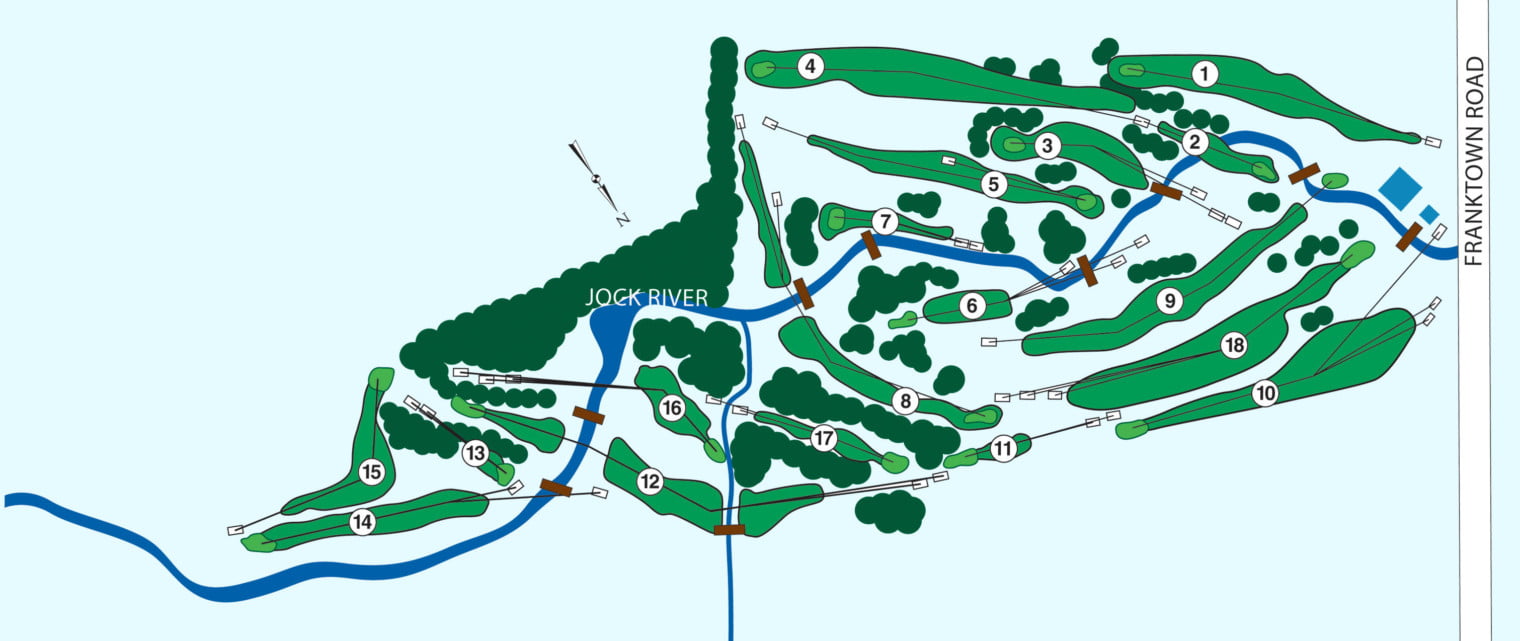 Course Layout & Scorecard - Riverbend Golf & Country Club